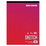 Kohinoor Sketch Pad 9 X 12 50lb/74GSM 100 Sheets Tape Bound