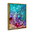 thumbnail image 4 of Stupell Industries Modern Coral Reef Abstract Painting Gold Floater Framed Canvas Art Print Wall Art, 17 x 21, 4 of 10