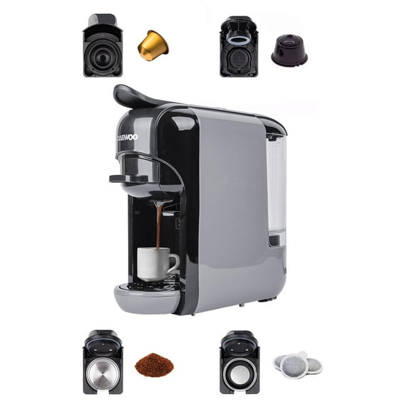 CAFETERA DE CAPSULAS Y MOLIDO DAEWOO DES-491 4 EN 1