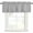 Gray, variant on Vintage Sage Green Kitchen Valances for Windows, Farmhouse Retro Beige Solid Color Bathroom Window Valances 42x18 Inch Rod Pocket Window Treatments Valance Curtains for Living Room Bedroom Decor