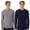 Graphite+Athletic Navy 2 Pack, variant on Hanes Unisex Cool DRI Cotton Touch Long Sleeve T-Shirt 100% Ring-spun Polyester Crewneck Tee Shirts (Safety Green , M)