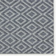 thumbnail image 3 of Home Dynamix Tripoli Lydia Modern Diamond Indoor/Outdoor Area Rug, Denim/Cream, 5'3"x7'3", 3 of 9