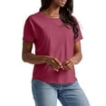 thumbnail image 4 of Hanes Originals Women’s T-Shirt with Curved Hem, 100% Cotton Relaxed-Fit Tee, Sizes XS-XXL, 4 of 6