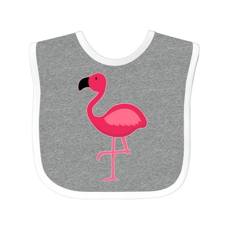 

Inktastic Pink Flamingo Gift Baby Boy or Baby Girl Bib