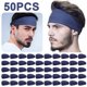 thumbnail image 1 of Diadema Hombres Mujeres Fitness Sweatband Elástico Correr Secado rápido Azul oscuro Azul, 1 of 4