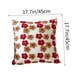 thumbnail image 3 of Flower Pillow Cover Faux Lambswool Cushion Cover Sofa Pillow Cushion, 3 of 6