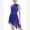 01 Royal Blue, variant on Lyrical Dance Dress for Women Contemporary Dance Costumes ﻿Solid Mesh Asymmetric Flowy Tulle Skirt for Competition XS Purple
