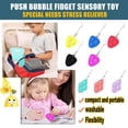 thumbnail image 2 of Mini Llavero De Burbuja De Empuje, Juguete Sensorial, Juguetes Para Apretar De Silicona Para Niños Y Adultos Noticed FN007552-06, 2 of 6
