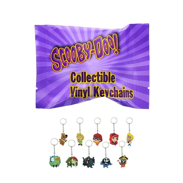 Llavero de vinilo Blind Box Scooby Doo con cadena de metal y llavero