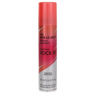 Designer Imposters Rock It! by Parfums De Coeur Body Spray 2.5 oz for Women - Brand New