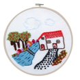 thumbnail image 2 of Abbracc Ensemble de Broderie Ruban DIY Broderie Point de Croix Couture Coloré Maison, 2 of 9