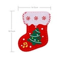 thumbnail image 2 of ULTNICE 3Pcs Fabric Decorating Kit Non Woven Fabric Christmas Stocking Craft for Festive Fun, 2 of 8