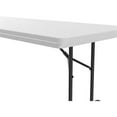 thumbnail image 3 of Correll 36" Counter Height Blow-Molded Plastic Folding Table in Gray Granite, 3 of 7