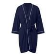 thumbnail image 5 of Kimono Robe for Women Summer Lightweight Short Robes Soft Spa Bathrobe Shower Robe Sleepwear, 5 of 6