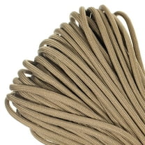 Paracord Planet Brand 550 lb Type III Commercial Grade Parachute Cord - Tan 100 Feet - USA Made