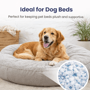 QQbed Shredded Memory Foam Fill, 40 lb, Bean Bag Refill for Pillows, Cushions and Crafts