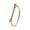 Rose Gold, variant on Gold 304 Stainless Steel Cylinder Bangle Bracelet 2.4 Inch Screw Clasp P515
