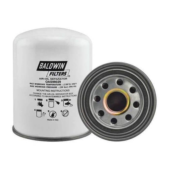 Baldwin Filters Oil/Air Separator,5-1/2 x 7-3/32 in. OAS99029