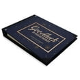 thumbnail image 1 of Darling Souvenir Blue Shining Stars Personalized Retirement PartyGuestKeepsake MemoryBookHardboundSign-InBook RegistryMessageGuestbook-9 x 12 Inches, 1 of 4