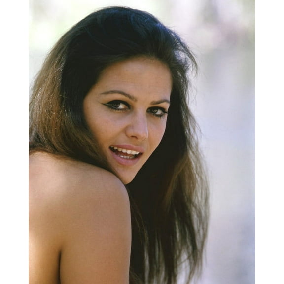 Claudia Cardinale beautiful sultry bare shouldered pose 1960's 24x36 Movie Poster HD Aluminum Wall Art