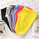 thumbnail image 4 of 2 pares de cubrezapatos impermeables de silicona, resistentes al desgaste y antideslizantes para exteriores, amarillo y azul (talla S), 4 of 5