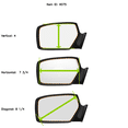 thumbnail image 5 of Fits 05-09 Allure, Lacrosse Left Driver Mirror Glass Lens w/Adhesive USA, 5 of 6