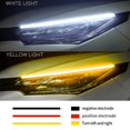 thumbnail image 1 of Barra de luces LED de color drl 2 piezas para automóvil flujo secuencial rgb luz diurna resistente a la intemperie. Agua colorido luz de señal señal de giro., 1 of 4