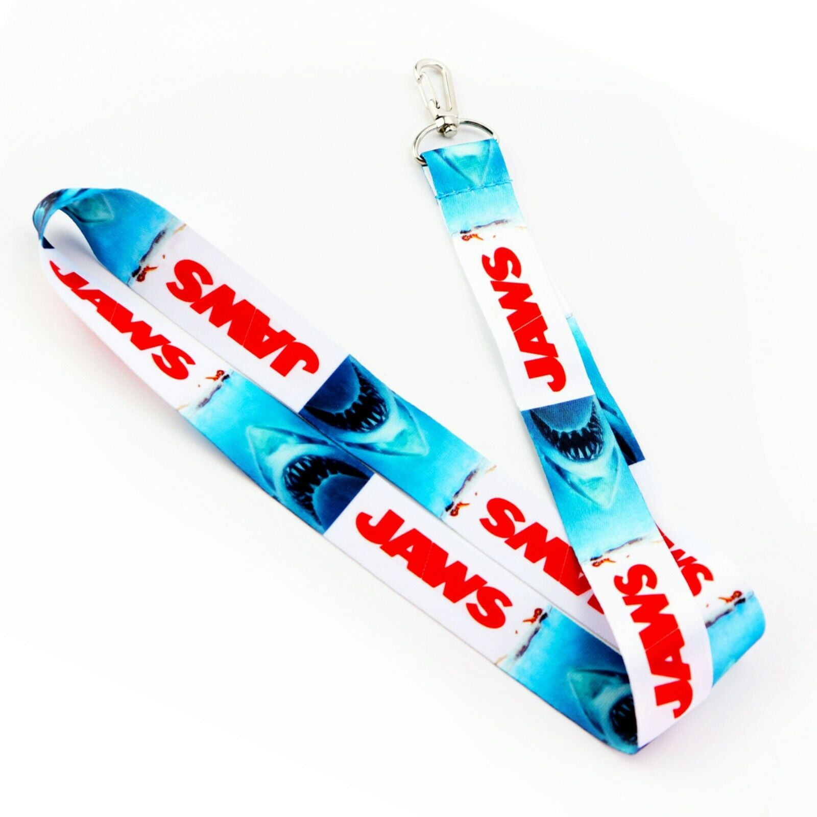 1975 Jaws Movie Keychain Lanyard Keyring ID Badge Holder LYN143 (2
