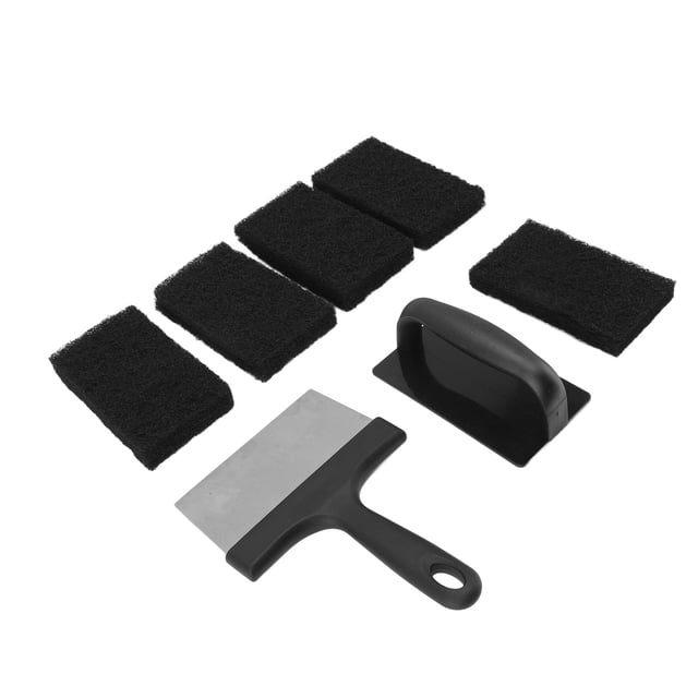Kit de Limpieza de Parrillas de Parrilla de Barbacoa, Bloques de Esponja Herramientas de Limpieza de Barbacoa Ergonómica para el Restaurante para la cocina
