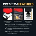 thumbnail image 5 of Hathaway Fairmont Portable 6 ft. Pool Billiard Table with red felt, 5 of 7