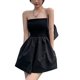 thumbnail image 1 of Vestidos sin tirantes con parte superior de tubo,Vestido corto de verano para mujer Vestidos cortos sin tirantes Vestido corto con parte superior de tubo Los mejores materiales, 1 of 8