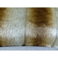 thumbnail image 3 of Thomas Collection Gold Beige Brown Chinchilla Faux Fur Throw Pillow - 17418, 3 of 5