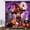 Cow Purple, variant on Cute Halloween Ghost Shower Curtain, 72" x 72" Funny Trick-or-Treat Ghost Bathroom Decor - Orange White Checkerboard, Spooky Halloween Bath Curtain for Kids Family Bathroom