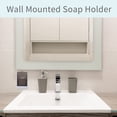 thumbnail image 5 of Linqz 2-Pack Wall-Mounted Soap Holder, Waterproof Self-Draining Bar Soap Box, No-Drill Bathroom Caddy with Adhesives, Multi-Purpose Shower Organizer, 5 of 7