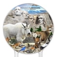 thumbnail image 3 of Acrylic Mount Rushmore National Memorial South Dakota SD Animals Mountain Goat Cake Topper Party Decoration for Wedding Anniversary Birthday Graduation, 3 of 7