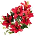 thumbnail image 2 of Artificial Memorial Flower Bouquet, Silk Faux Flower for Cemetery, Window Box, Table Centerpiece, and Home Decor, 2 of 8