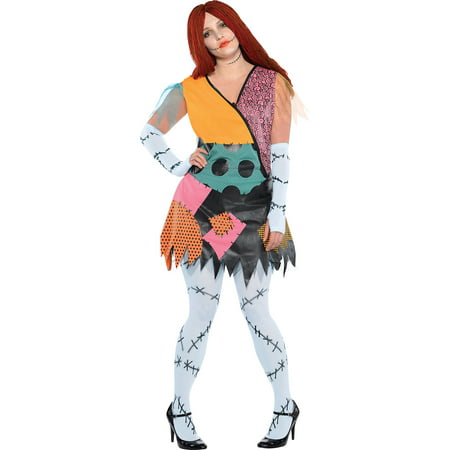 The Nightmare Before Christmas Sally Halloween Costume for Women, Plus Size