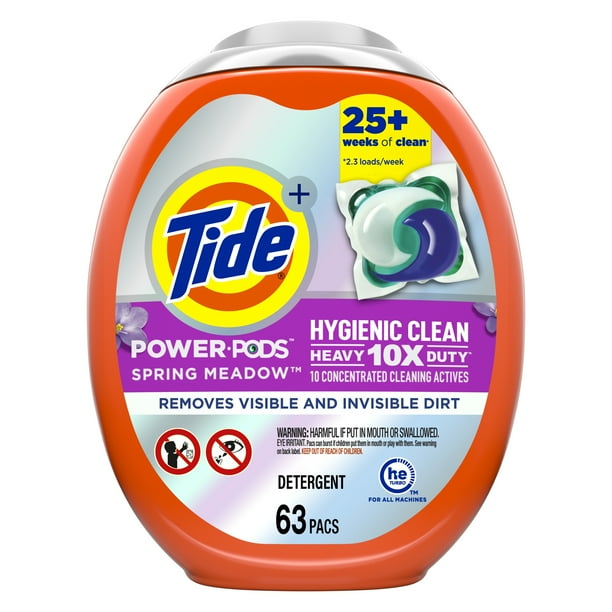 Tide Hygienic Clean Heavy 10x Duty Power PODS Laundry Detergent Pacs