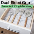 thumbnail image 5 of GORILLA GRIP Shelf Liner for Kitchen Cabinets Non Adhesive Drawer Liners DripGuard 12x120 Inch Marble, 5 of 10