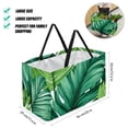 thumbnail image 2 of Tropical Jungle Palm Leaves Large Capacity Foldable Oxford Cloth Cube Organizer with Reusable Laundry Basket, Storage Bag, and Laundry Organizer, 2 of 7