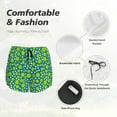 thumbnail image 4 of Wukai Tennis and golf balls Print Women' double-layer Shorts for Athletic Gym Running Shorts with Phone Pockets-XX-Large, 4 of 7