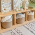 thumbnail image 5 of Storage Cubes Baskets Bins Organizer 11x11x11'' Fit 12x12''cube Storage Organizer Bookcases Shelves,durable Woven Cotton Storage Basket For Organizing, 5 of 5