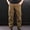 Brown, variant on WIZUTIZ Mens Casual Work Outdoor Trousers Lightweight Hiking Pants with Multi Pockets Plus Flex Ripstop Pants