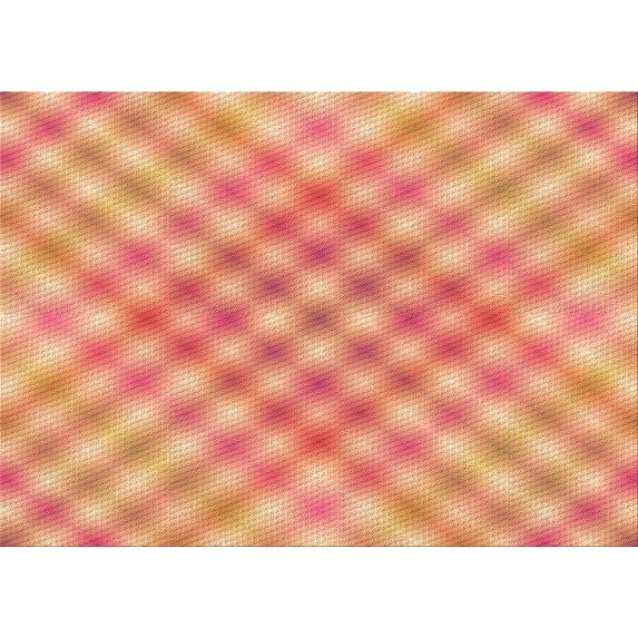 Ahgly Company Machine Washable Indoor Rectangle Transitional Yellow Orange Area Rugs, 4' x 6'