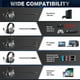 thumbnail image 5 of Onikuma USB Estéreo Auriculares con cable de 50 mm Altavoz Auriculares Juegos de Juegos de Hogar Cancelación Auricular ajustable Auriculares Accesorios Inevent EL005822-00B, 5 of 6
