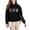 Z1-Black, variant on Goindgs Oversized Sweatshirt for Women Hoodie Teen Girls Cute Letter Drawstring Hooded Long Sleeve Sweatshirts Women's Comfort Hoodies Z1-White-S