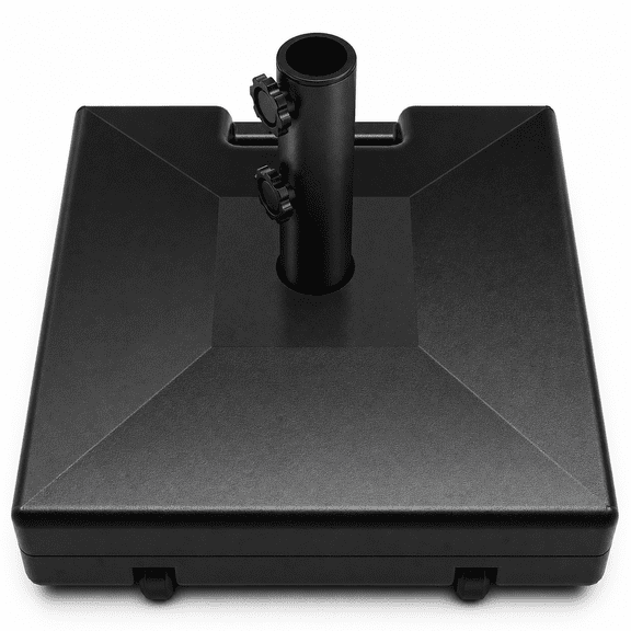 Umbrella Base With Wheels And Handle 120lbs Heavy Duty Stand For Patio Terrace Poolside