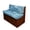 Abstract Blue Marble, variant on Psesaysky 2 Piece RV Couch Covers for Sofa Set Hunting Tree Camo Camper Cushion Covers with Elastic Bottom Non Slip RV Dinette Seat Slipcovers Universal Fit for Travel Trailer