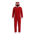 thumbnail image 3 of Onesie Family Christmas Pajamas Matching Sets Holiday Sleepwear Christmas Pajamas Onesie Animal Jumpsuit Sleepwear Adult Couples, 3 of 7