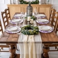 thumbnail image 6 of Purple Lavender Round Placemats Set of 4 for Dinning Tables,Heat-proof Braided Table Mats 13 Inch,Farmhouse Pastoral Botanical Floral Washable Place Mat for Kitchen Restaurant Party Table Decor, 6 of 9